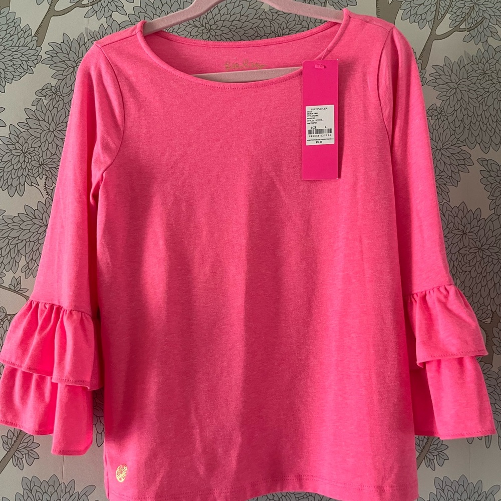 Lily Pulitzer NWT girls ruffle top